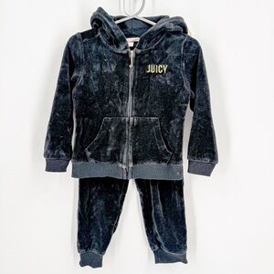 Juicy Couture Kids Black Matching Set